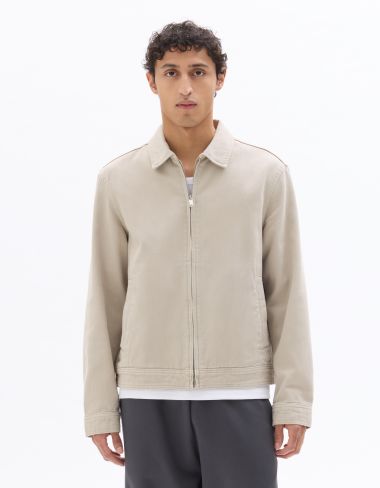 Veste col chemise - beige