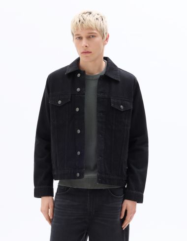 Veste en jean  - noir