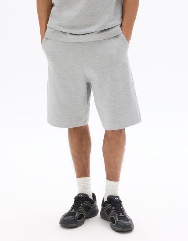 Short loose en interlock - gris