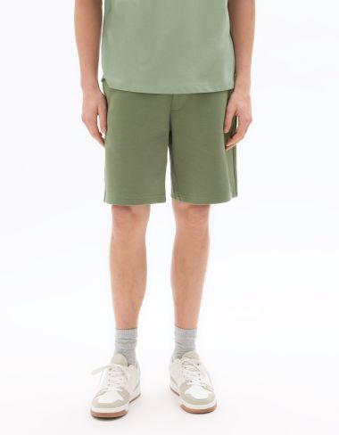 Bermuda en piqué - vert