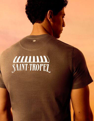 Saint -Tropez - T-shirt homme kaki