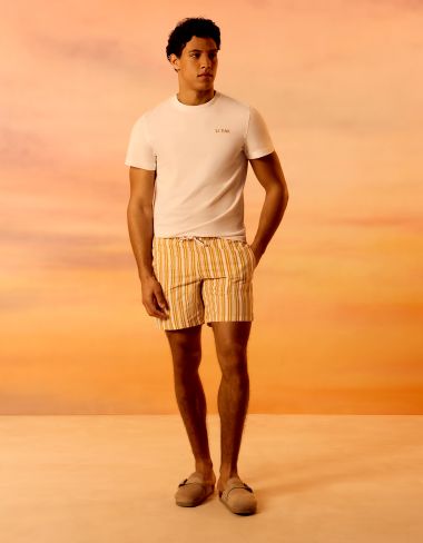 Saint-Tropez - Short de bain homme jaune