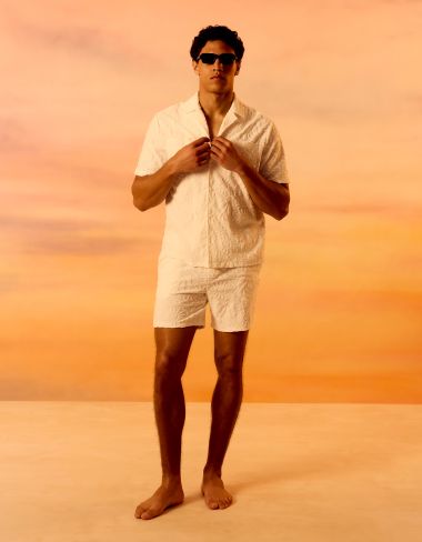 Saint-Tropez - Short homme blanc