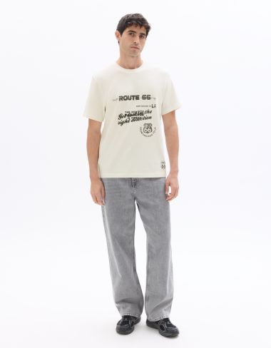 Route 66 - T-shirt blanc