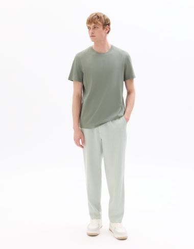 Pantalon chino 24H loose - vert