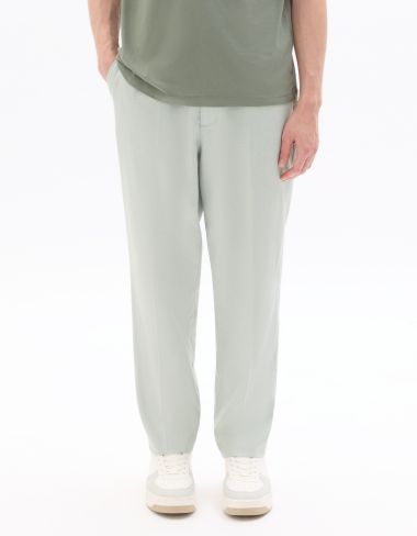 Pantalon chino 24H loose - vert
