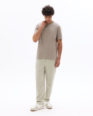 Pantalon chino 24H loose - taupe
