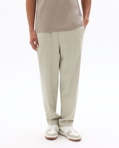 Pantalon chino 24H loose - taupe