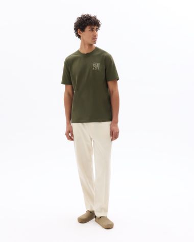 Pantalon chino 24H loose - blanc