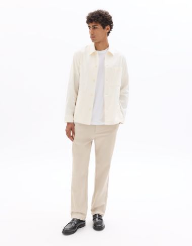 Pantalon 24H smart straight Tech - beige clair