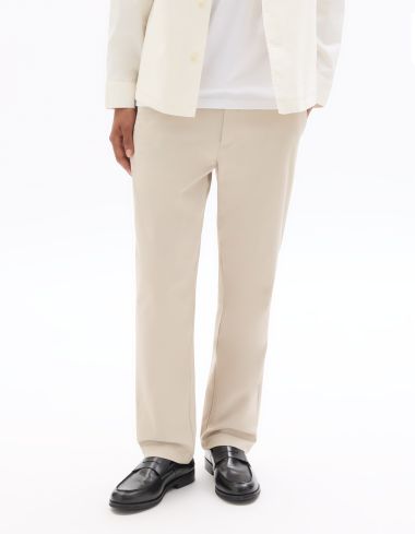 Pantalon 24H smart straight Tech - beige clair