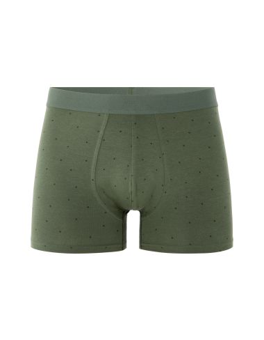Boxer à motifs pois - vert
