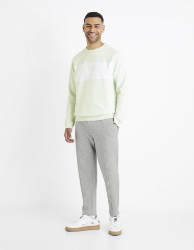 Sweat col rond 100% cotton - mint
