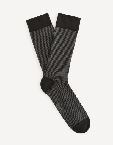 Chaussettes hautes en coton mélangé