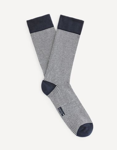 Chaussettes hautes en coton mélangé