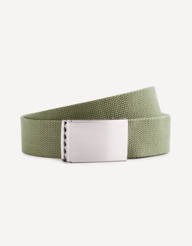 Ceinture sangle avec boucle en métal