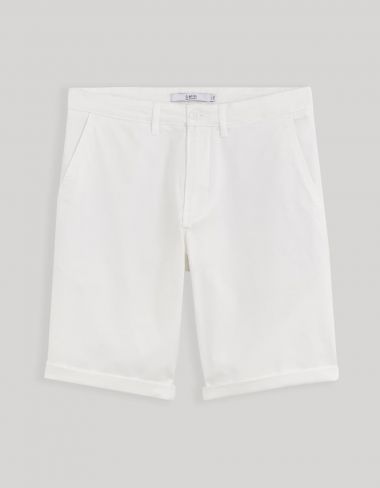 Bermuda poches chino en coton stretch