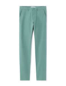 Pantalon chino slim en coton stretch longueur standard - vert clair