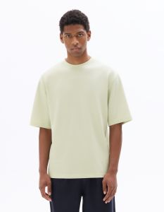 T-shirt oversize col rond - vert clair