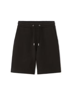 Short en molleton 100% coton - noir