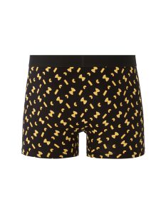 Boxer à motifs pâtes - noir