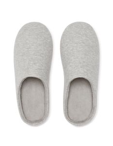Chaussons côtelés - gris