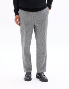 Pantalon 24H straight pied de puce - gris