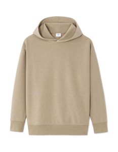 Sweat oversize à capuche - beige