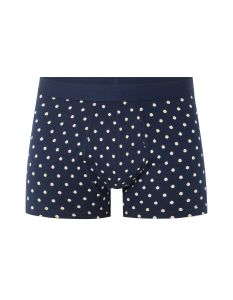 Boxer à motifs fleurs - bleu
