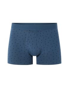 Boxer à micro-motifs - bleu foncé