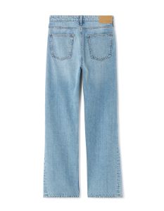 Jean flare 100% coton - bleu clair