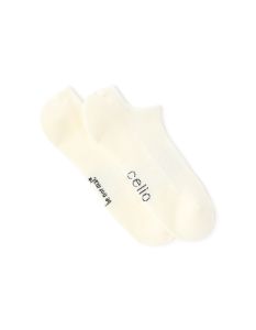 Chaussettes invisibles unies - blanche