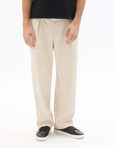 Pantalon baggy 24H - beige clair