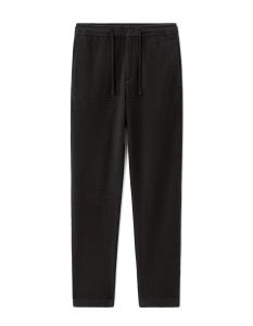 Pantalon 24H slim effet gauffré - noir