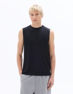 Débardeur gamme sport en mesh - noir