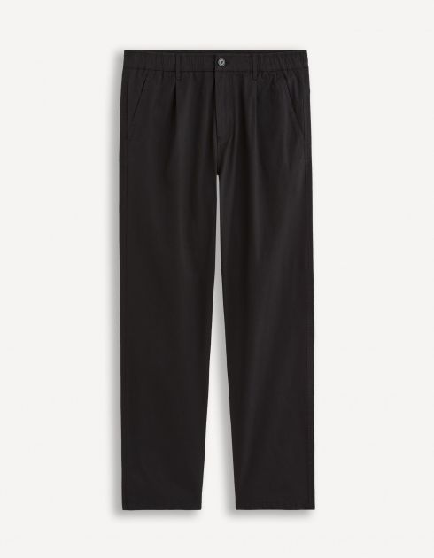 Pantalon chino straight  - noir
