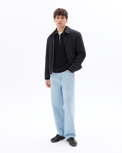 Veste col chemise - noir
