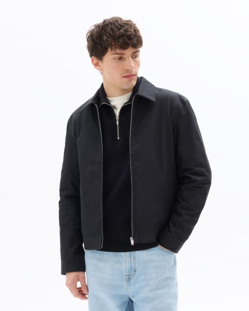 Veste col chemise - noir