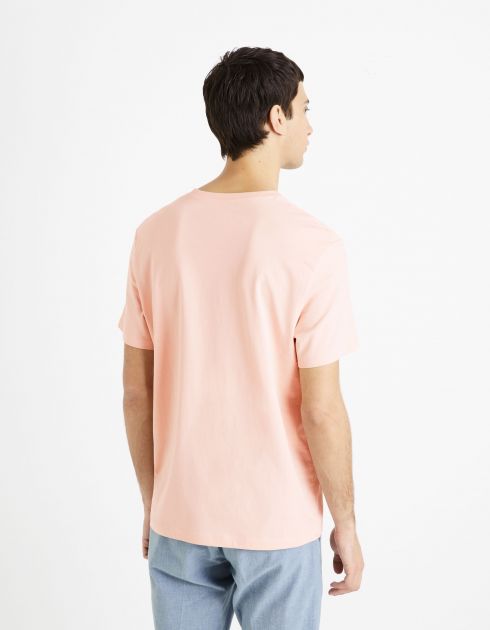 Essentiel - le T-shirt regular 100% coton - rose