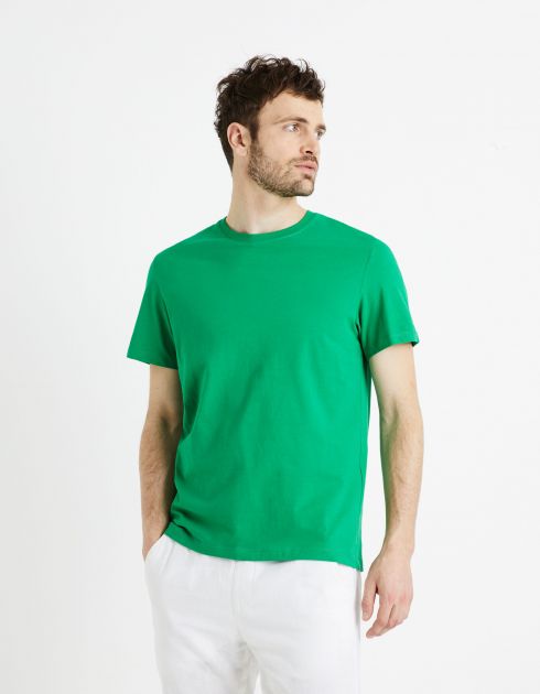 Essentiel - le T-shirt regular 100% coton - vert