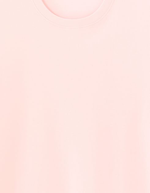 T-shirt regular col rond 100% coton - rose