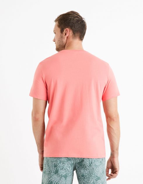 Essentiel - le T-shirt regular 100% coton - rose