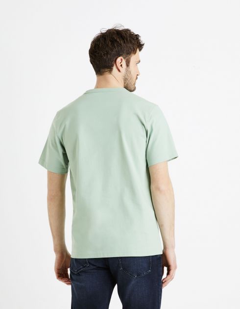Essentiel - Le T-shirt boxy 100% coton - kaki