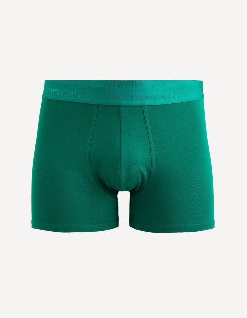 Boxer en coton stretch - vert
