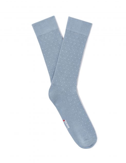 Chaussettes hautes sport en coton stretch - gris
