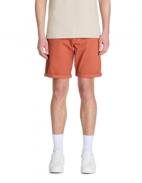 Bermuda coton stretch - terracotta
