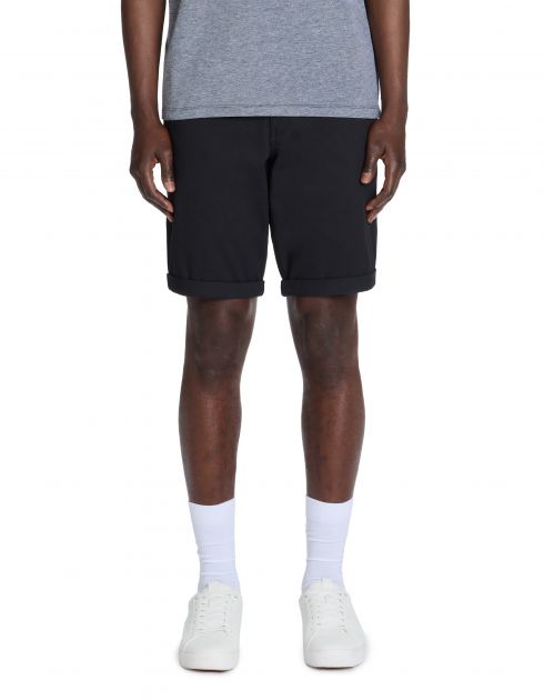 Bermuda 100% coton stretch - noir