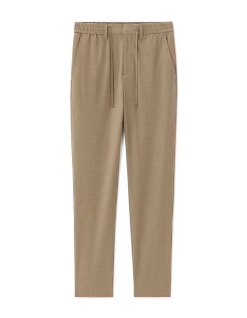 Pantalon 24H slim stretch 7/8e - marron clair