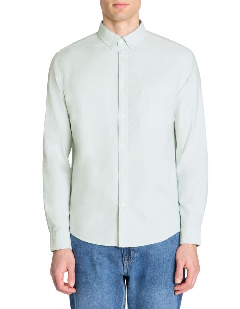 Chemise regular oxford 100% coton - vert
