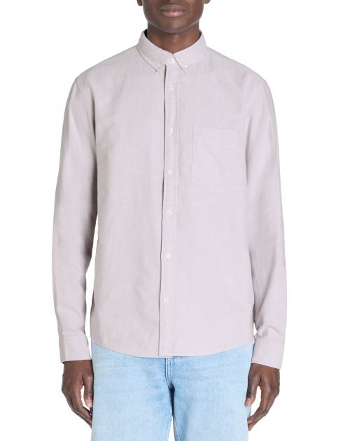 Chemise regular oxford 100% coton - violet